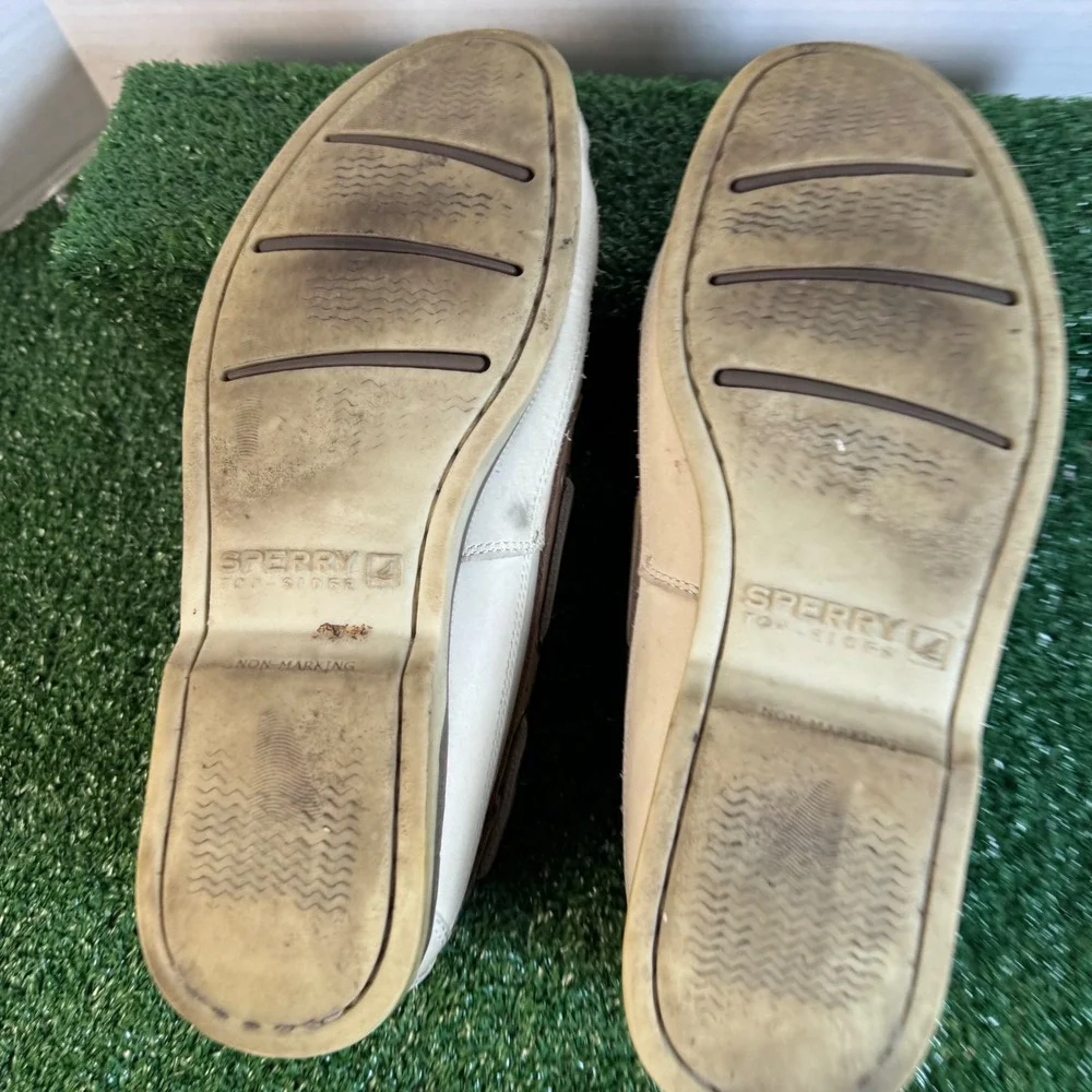 Sperry Top-Sider Mako Men 12M Tan Brown Leather Boat Shoes 0768101 Deck Loafers